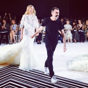 Giambattista taking a bow