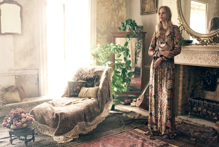 Elisabeth Erm shoot by Regan Cameron fo October 2015 issue of Harper's Bazaar UK