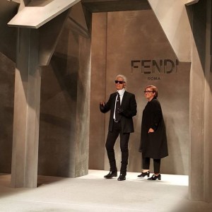 silvia Fendi Karl Lagerfeld