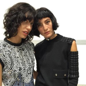 backstage before runway