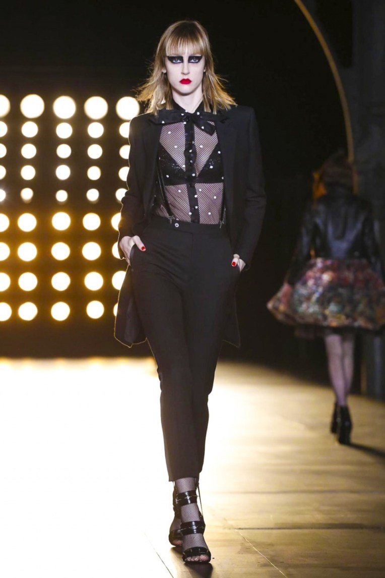 Saint Laurent AW 15 PFW